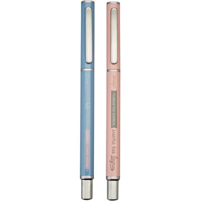 Mr Wonderful WOA03748ES - Ensemble de 2 stylos pour réaliser vos rêves - Publicité Mr Wonderful WOA03748ES - Ensemble de 2 stylos pour réaliser vos rêves - Publicité