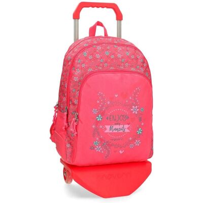 Sac à Dos Rose MOVOM - 44 cm, Collection Enjoy, A4 Compatible Sac à Dos Rose MOVOM - 44 cm, Collection Enjoy, A4 Compatible