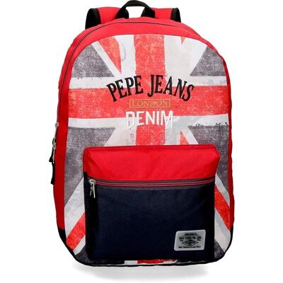 Pepe Jeans Calvin Sac à Dos - Multicolore - 44x21.12cm - École & Voyage - Publicité Pepe Jeans Calvin Sac à Dos - Multicolore - 44x21.12cm - École & Voyage - Publicité