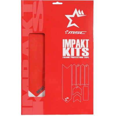 Protettore telaio MSC Impact 0.3mm Rosso - Protezione telaio bici Protettore telaio MSC Impact 0.3mm Rosso - Protezione telaio bici