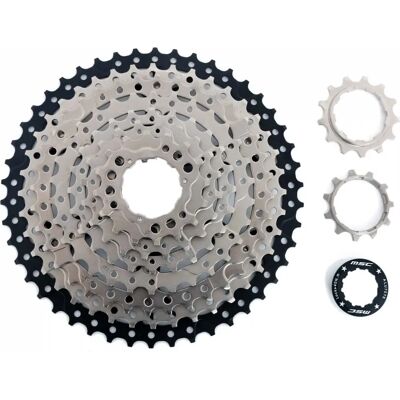 Cassette MSC Spider Aluminium 9V - Composant VTT - Publicité Cassette MSC Spider Aluminium 9V - Composant VTT - Publicité
