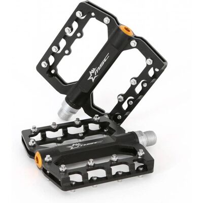 Pédales MSC 6063T5 Aluminium Axe CrMo - Noir - Pédales - Publicité Pédales MSC 6063T5 Aluminium Axe CrMo - Noir - Pédales - Publicité