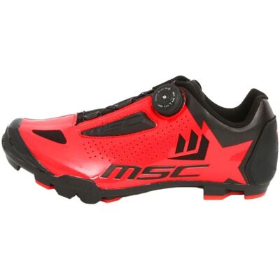 MSC Aero Xc Rouge - Chaussures de cyclisme - Publicité MSC Aero Xc Rouge - Chaussures de cyclisme - Publicité