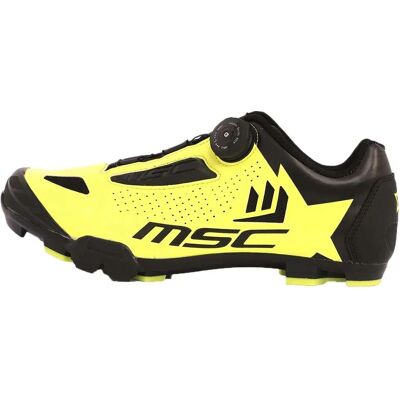 Chaussures VTT MSC Aero Xc - Jaune - Publicité Chaussures VTT MSC Aero Xc - Jaune - Publicité