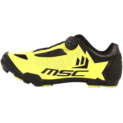 MSC Aero Xc Jaune - Chaussures de cyclisme - Publicité MSC Aero Xc Jaune - Chaussures de cyclisme - Publicité