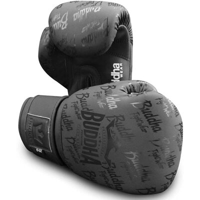 Luvas de Boxe Buddha Fight Wear Top Premium - Preto Fosco Luvas de Boxe Buddha Fight Wear Top Premium - Preto Fosco