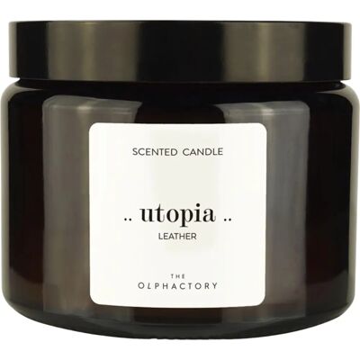 Ambientair Leather Utopia Scented Candle - Home Fragrance Ambientair Leather Utopia Scented Candle - Home Fragrance