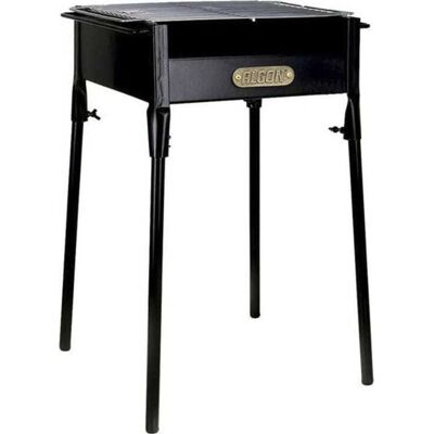 Parrilla de Carbón Algon - Hierro - 40x34x62 cm - Negra Parrilla de Carbón Algon - Hierro - 40x34x62 cm - Negra