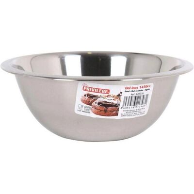 Bol Privilege 1450 ml en Acier Inoxydable - Bowl Bol Privilege 1450 ml en Acier Inoxydable - Bowl