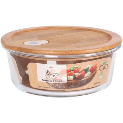 Bigbuy Home Santa Clara Bambou 900 cc Boîte à lunch Bigbuy Home Santa Clara Bambou 900 cc Boîte à lunch
