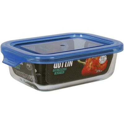 Quttin Scatola Pranzo Rettangolare Azzurra - Lunch box Quttin Scatola Pranzo Rettangolare Azzurra - Lunch box