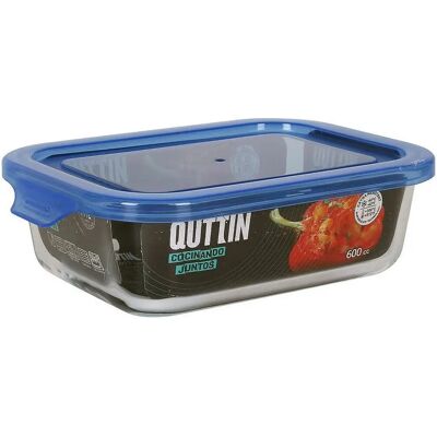 Quttin Lunchbox Rechthoekig Blauw - Lunch Box Quttin Lunchbox Rechthoekig Blauw - Lunch Box