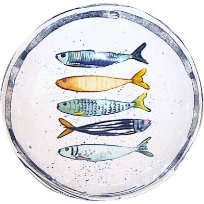 Assiette Plate LA MEDITERRÁNEA Peixe Brilho 26x2,5 cm - Publicité Assiette Plate LA MEDITERRÁNEA Peixe Brilho 26x2,5 cm - Publicité