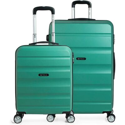 Valises Itaca - Ensemble de 2 Valises Rigides ABS Turquoise Valises Itaca - Ensemble de 2 Valises Rigides ABS Turquoise