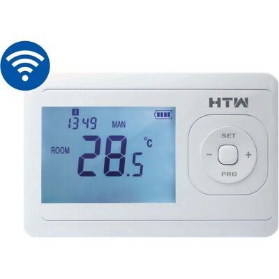 Termostato inteligente HTW - Inalámbrico, WiFi, Radiofrecuencia, Programación semanal Termostato inteligente HTW - Inalámbrico, WiFi, Radiofrecuencia, Programación semanal