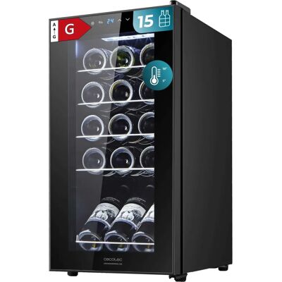 Cecotec GrandSommelier 1550 - Preto - adega de vinhos Cecotec GrandSommelier 1550 - Preto - adega de vinhos