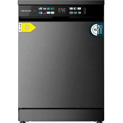 Cecotec - Lavavajillas 60cm Instalación Libre Bolero Aguazero 6210 Oscuro - 15 Cubiertos Cecotec - Lavavajillas 60cm Instalación Libre Bolero Aguazero 6210 Oscuro - 15 Cubiertos