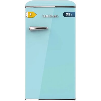 Cecotec - Mini Geladeira Retrô Azul 95 - Compacta e Eficiente Cecotec - Mini Geladeira Retrô Azul 95 - Compacta e Eficiente
