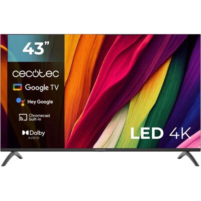 Cecotec ALU40043 43" 4K Ultra HD Smart TV Musta Cecotec ALU40043 43" 4K Ultra HD Smart TV Musta