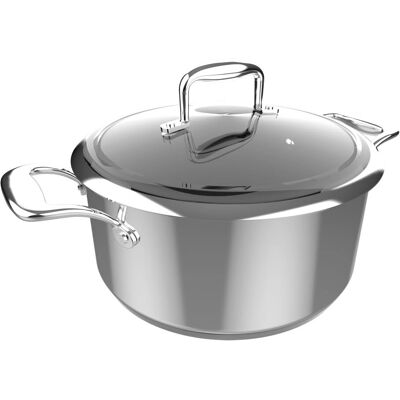 Cecotec Polka Classy RVS Soeppan - 24cm, 4L Cecotec Polka Classy RVS Soeppan - 24cm, 4L