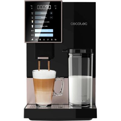 CECOTEC Cafetière super automatique compacte - Rose noire - Publicité CECOTEC Cafetière super automatique compacte - Rose noire - Publicité