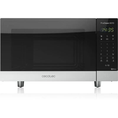 Microondas Cecotec ProClean 6010 23 L 800W Negro Plata Microondas Cecotec ProClean 6010 23 L 800W Negro Plata