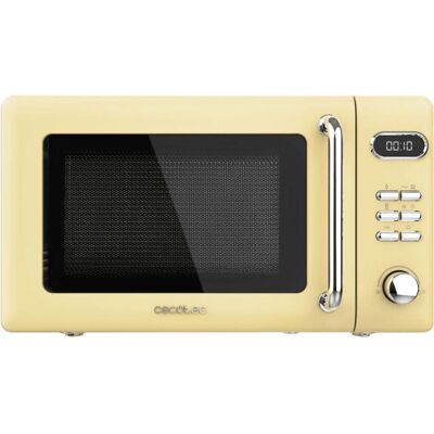 Cecotec Proclean 5110 Retro Mikrowelle Gelb 700 W 20 L Cecotec Proclean 5110 Retro Mikrowelle Gelb 700 W 20 L