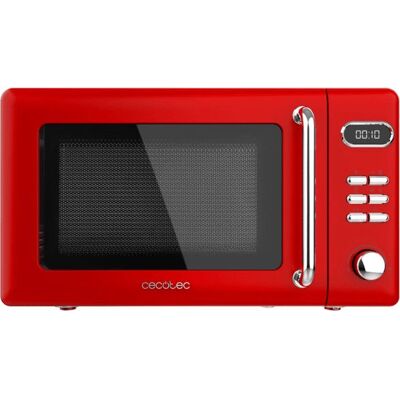 Mikrowelle Cecotec Proclean 5110 Retro Rot 700 W 20 L Mikrowelle Cecotec Proclean 5110 Retro Rot 700 W 20 L