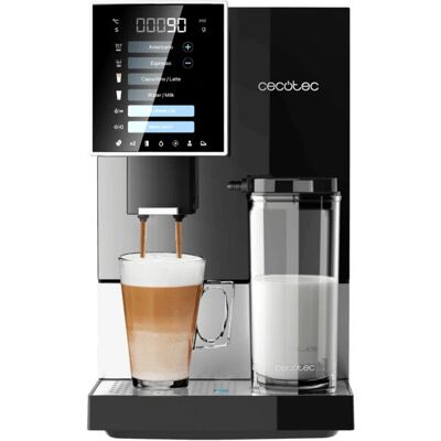 CECOTEC Machine à café Superautomatique Cremmaet Compactccino - Noir argent - Publicité CECOTEC Machine à café Superautomatique Cremmaet Compactccino - Noir argent - Publicité