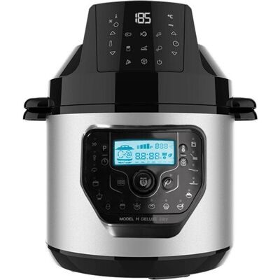 Cecotec GM H Deluxe Fry - Noir, Acier Inoxydable - Multi Cooker Cecotec GM H Deluxe Fry - Noir, Acier Inoxydable - Multi Cooker