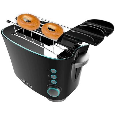 cecotec Toast&Taste Double B Tostador 2 Fatias - Preto cecotec Toast&Taste Double B Tostador 2 Fatias - Preto