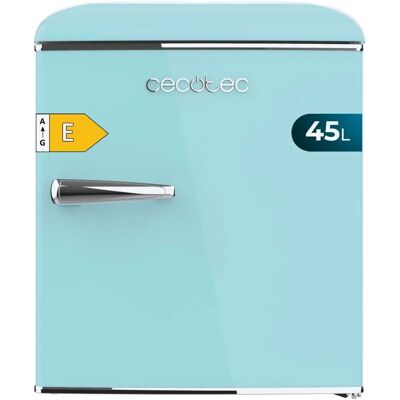 Mini Geladeira Cecotec - Azul Retro, 45L, Cofre de gelo, Classe E Mini Geladeira Cecotec - Azul Retro, 45L, Cofre de gelo, Classe E