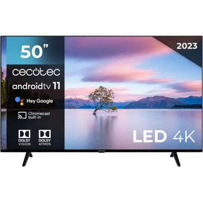 Televisor Cecotec 127 cm (50'') 4K Ultra HD Smart TV Negro Televisor Cecotec 127 cm (50'') 4K Ultra HD Smart TV Negro