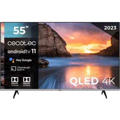 Téléviseur QLED 55" Cecotec VQU10055 4K Ultra HD - Smart TV - Publicité Téléviseur QLED 55" Cecotec VQU10055 4K Ultra HD - Smart TV - Publicité
