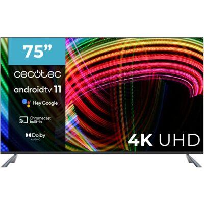 Smart TV 75" 4K Ultra HD Cecotec - Android, Dolby Vision Smart TV 75" 4K Ultra HD Cecotec - Android, Dolby Vision