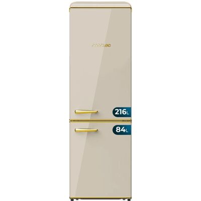 Cecotec Origin 300 - Energieeffizientes Kühl-Gefriergerät - Beige Cecotec Origin 300 - Energieeffizientes Kühl-Gefriergerät - Beige