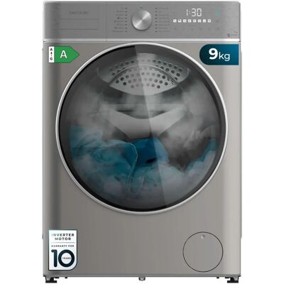 CECOTEC Lave-linge 9Kg Charge Frontale Bolero DressCode 9800 Inverter Steel A 1400 tr/min - Publicité CECOTEC Lave-linge 9Kg Charge Frontale Bolero DressCode 9800 Inverter Steel A 1400 tr/min - Publicité