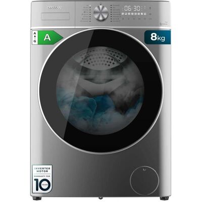 Lave-linge Cecotec Bolero DressCode 8800 Inverter Steel - Publicité Lave-linge Cecotec Bolero DressCode 8800 Inverter Steel - Publicité