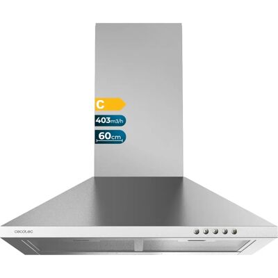 Cecotec Campana Extractora Piramidal Inox - Range Hood Cecotec Campana Extractora Piramidal Inox - Range Hood