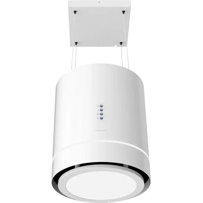 Cecotec - Campana Extractora Colgante Redonda Bolero Flux CRE 448000 Blanca A++ - campana Cecotec - Campana Extractora Colgante Redonda Bolero Flux CRE 448000 Blanca A++ - campana