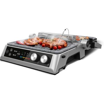 Cecotec Elektromos Grill - Leválasztható Lapok, Füstmentes, 2400W Cecotec Elektromos Grill - Leválasztható Lapok, Füstmentes, 2400W