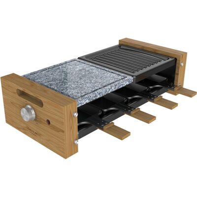 Cecotec 8400 Wood MixGrill - Fekete, Szürke, Fa - Elektromos grill és raclette Cecotec 8400 Wood MixGrill - Fekete, Szürke, Fa - Elektromos grill és raclette