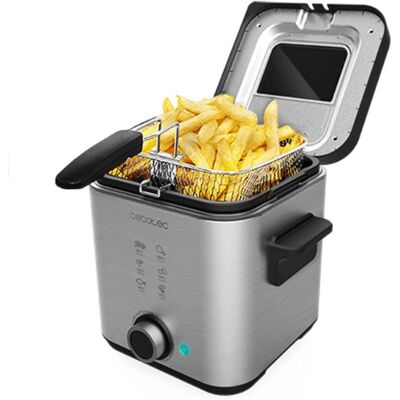 Cecotec CleanFry Advance 1500 - Zilver - Elektrische friteuse Cecotec CleanFry Advance 1500 - Zilver - Elektrische friteuse