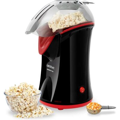 Cecotec P’Corn Elektryczny Popcorn Maker - 1200W, Czarny Cecotec P’Corn Elektryczny Popcorn Maker - 1200W, Czarny
