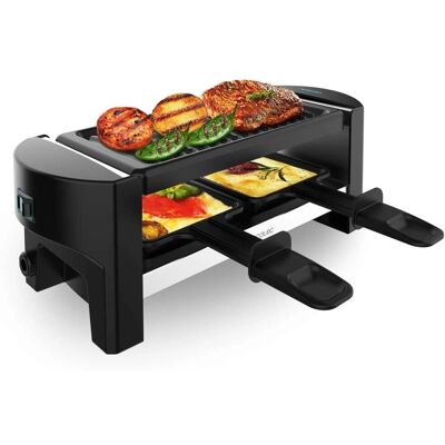 Cecotec Fekete Raclette grilllel - Raclette Cheese&Grill 3200 Pocket - 2 Személyre Cecotec Fekete Raclette grilllel - Raclette Cheese&Grill 3200 Pocket - 2 Személyre