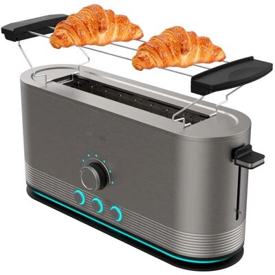 CECOTEC Shine&Toast Extra - Tostapane - 900 W, 2 fessure - Nero CECOTEC Shine&Toast Extra - Tostapane - 900 W, 2 fessure - Nero