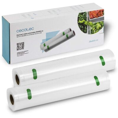 Cecotec Modèle 04072 Rouleaux pour sacs sous vide - Universel, BPA Free Cecotec Modèle 04072 Rouleaux pour sacs sous vide - Universel, BPA Free
