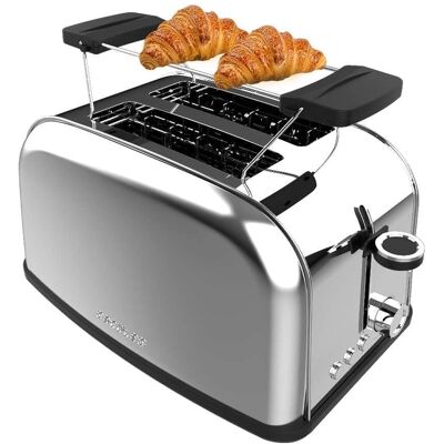 CECOTEC Toastin' time 850 Inox - Inox - Grille-pain CECOTEC Toastin' time 850 Inox - Inox - Grille-pain