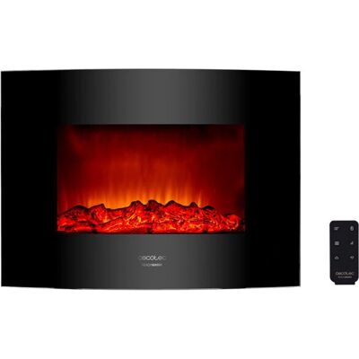 Cecotec Warm 2200 Llamas Curvadas - Chimenea de Pared Cecotec Warm 2200 Llamas Curvadas - Chimenea de Pared
