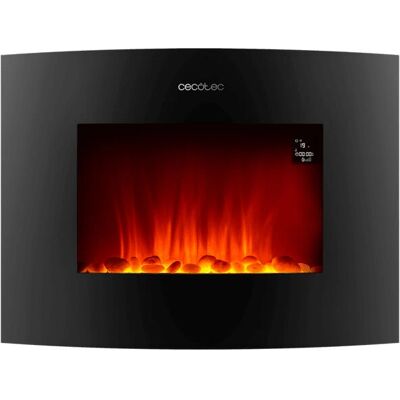Cecotec 05813 Wandmontierter Elektrokamin - 22 Zoll, WiFi, Schwarz Cecotec 05813 Wandmontierter Elektrokamin - 22 Zoll, WiFi, Schwarz